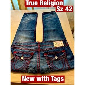 True.Religion Ricky Flap Super Mens Jeans Sz‎ 42 New with tags